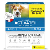TevraPet Activate II base-neck application for fast protection on your dog.