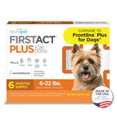 TevraPet FirstAct Plus six-dose pack for small dogs enhances flea protection