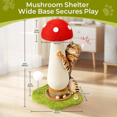 TEWIWAP sisal post close-up highlights durable scratching surface for cats.