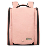 Texsens pet carrier backpack with window blind for privacy during travel