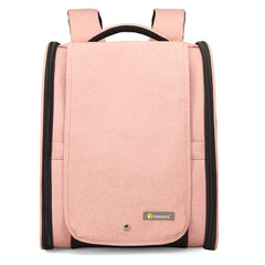 Texsens pet carrier backpack with window blind for privacy during travel
