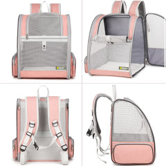 Texsens Traveler Bubble Backpack chest buckles stabilize straps for comfort.