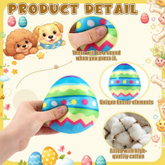 Teyva Daily chocolate bunny plush enhances festive photo moments with pets.
