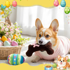 Teyva Daily soft plush dog toy offers gentle chewing and cozy snuggle.