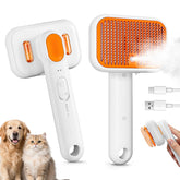 Tezkoles 3-in-1 Pet Steam Brush head focus for detangling and gentle cleansing