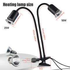 TFNN Reptile Heat Lamp intelligent timer enables daily automatic cycles.