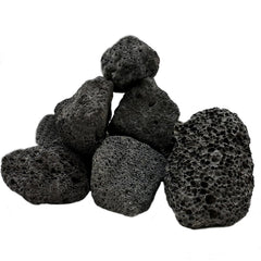 Tfwadmx aquarium lava rock stones pack enhances natural underwater scenery.