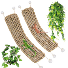 Tfwadmx bearded dragon hammock rectangle 30x7 inches for resting and climbing