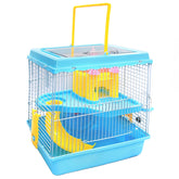 Tfwadmx hamster carrier front view, a compact travel cage for small pets.