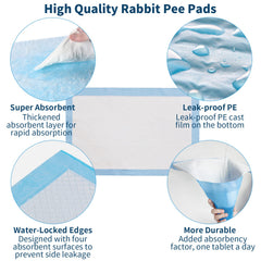 Tfwadmx pee pad bottom PE layer prevents leaks and mess