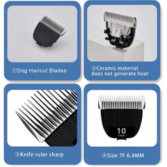 TGSBHIO NeBot P1 Pro replacement blade highlighting rust-resistant 440C comb blade.