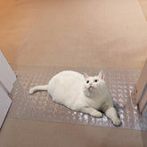 THAMIAO carpet protector for pets, clear two-piece set shields carpets from claws