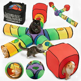 That Is Just Genius Genius Cat Tunnels 5-Way System for versatile indoor play.