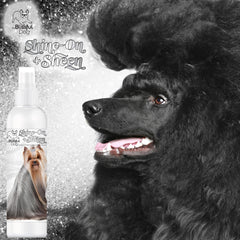 Natural ingredients like silk and keratin support coat softness