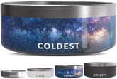 The Coldest Dog Bowl with 3-layer insulation keeps water cooler longer for pets.