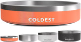 The Coldest Water dog bowl with triple-wall insulation shown side view for durable, mess-free meals.