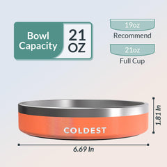 The Coldest Water spill-proof design with anti-slip grip supports busy mealtimes.