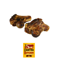 The Country Butcher Crown Knuckles beef bones 4-pack for medium and large dogs