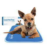The Green Pet Shop Cool Pet Pad Extrasmall Blue close-up of non-toxic cooling gel.