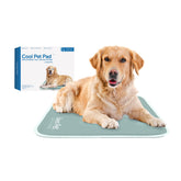 The Green Pet Shop Cool Pet Pad large sage grey for dogs and cats, cooling surface.