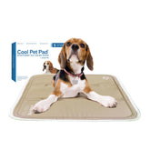The Green Pet Shop Cool Pet Pad small top view provides cooling comfort after walks.