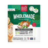 The Honest Kitchen chicken cat food dehydrates into convenient bites with probiotic support.