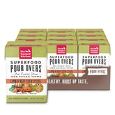 The Honest Kitchen Pour Overs beef and lamb stew in a bowl enhances flavor and nutrition.