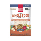 The Honest Kitchen small-breed beef clusters bag front, film-friendly label and product name.