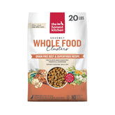 The Honest Kitchen Whole Food Clusters beef dog food bag front showing premium ingredients.