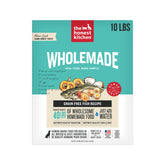 The Honest Kitchen Wholemade packaging, showcasing premium dehydrated dog food for convenient meals.