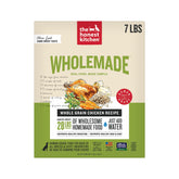 The Honest Kitchen WholeMade chicken dog food in a bowl, rehydrated for a complete meal.