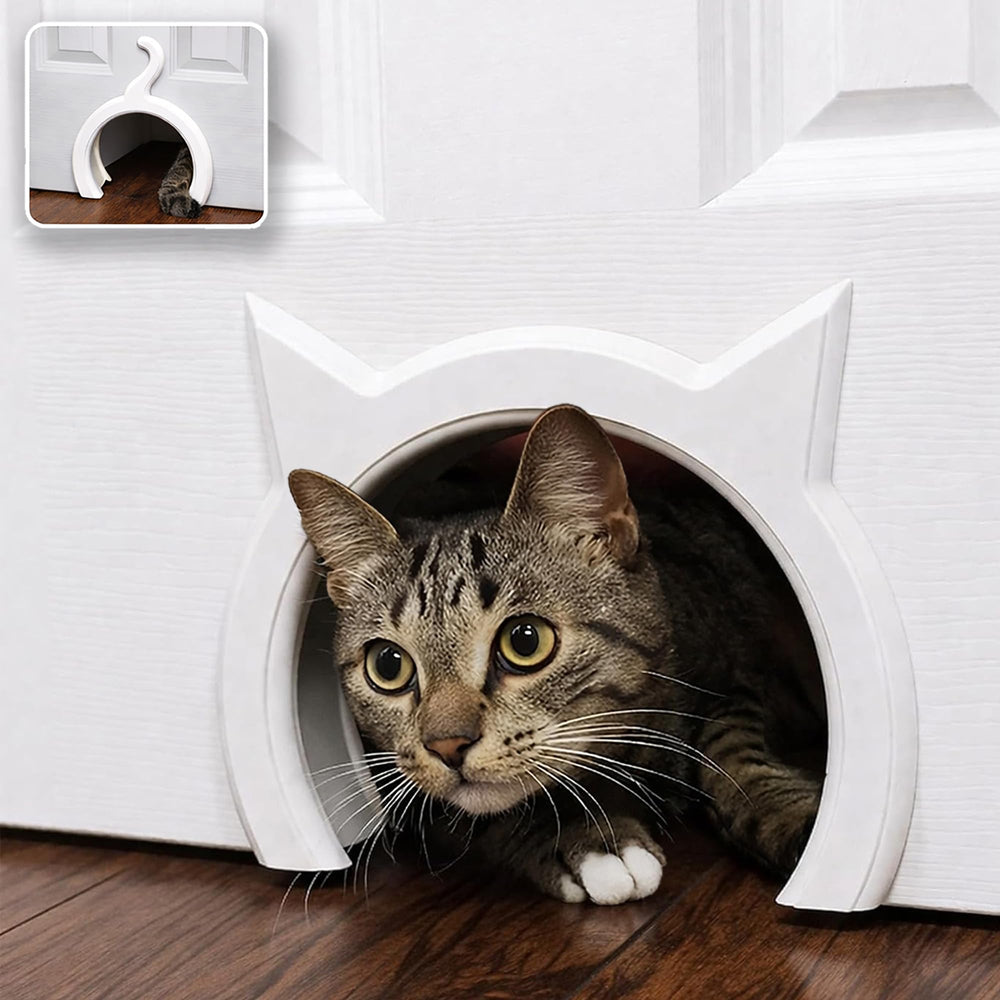 The Kitty Pass interior cat door with clean lines enables safe, easy cat access.