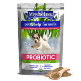 The Missing Link pet kelp probiotic bottle ready for daily digestive support.