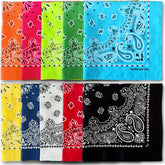 The Peacock Crew red bandana for bold outdoor style and versatile wear