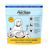 The Pets Table air-dried dog food bag with chicken and sweet potato for all life stages