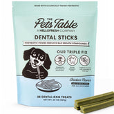 The Pets Table dental sticks packet view for daily dog dental care