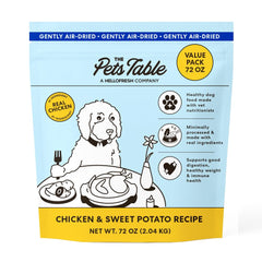 The Pets Table Salmon and Whitefish with Pumpkin bag front highlights premium ingredients.