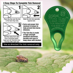 The Tick Key Earth edition three-pack back view, compact outdoor kit.