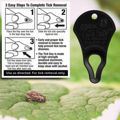 The Tick Key USA-made tick removal device demonstrating quality and reliability.