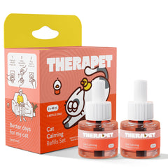 TherapetMD cat calming diffuser refill 2-pack delivers steady diffusion for calmer rooms