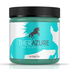 Therazure clay for horse hoof thrush, with deep adhesion and lasting coverage.