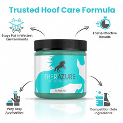 Therazure deep-penetration formula targets hoof cracks for quicker relief.