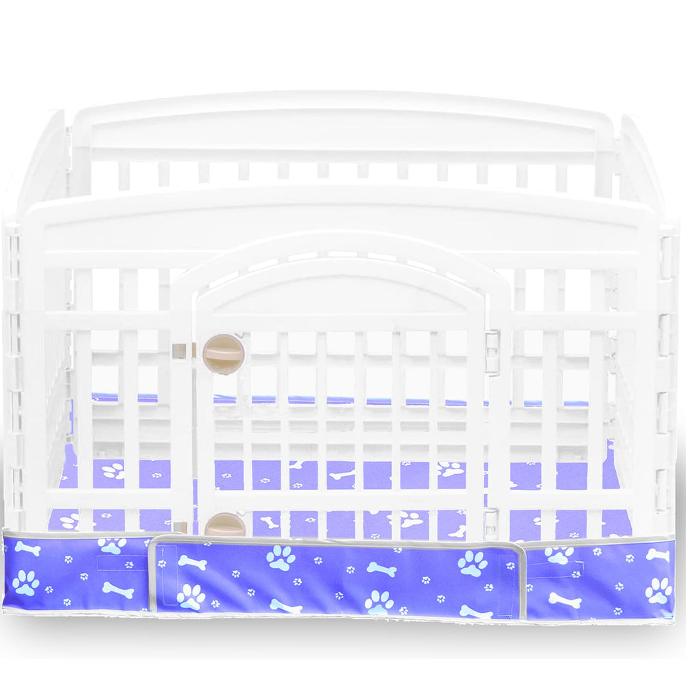 THINMUHAND dog playpen bottom pad for 36-inch panels keeps urine contained.