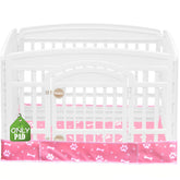 THINMUHAND dog playpen bottom pad pink for leak-proof floor protection