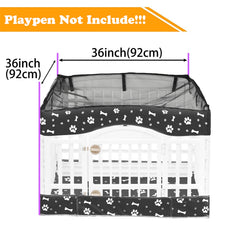 THINMUHAND bottom pad for 36-inch playpen, waterproof and mess containment