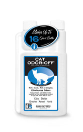 Thornell Cat Odor-Off concentrate pour treatment targets urine odors at the source.