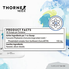 Tub contents of CurcuVET-SA150 show powder texture and rich color.