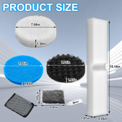 Threlaco activated carbon packs deliver clearer water and odor control.
