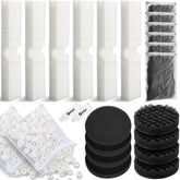 Threlaco bio-sponge pads enhance filtration for clearer aquarium water.