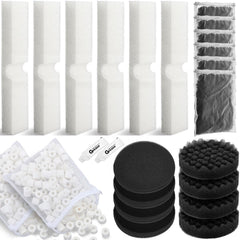 Threlaco bio-sponge pads enhance filtration for clearer aquarium water.
